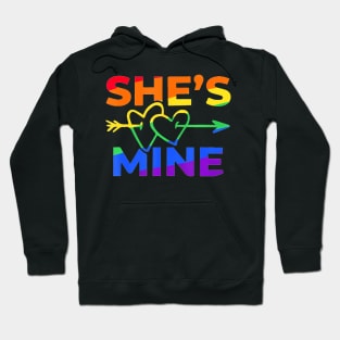 Shes Mine Im Hers Lesbian Couple Matching Pride Lgbt Hoodie
